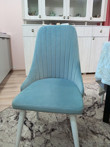 Стул на металлокаркасе Kora white / gray фото покупателя 434