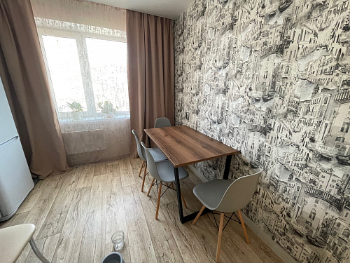 Деревянный стол Лота Лофт 140х80 черный матовый / бетон светлый фото покупателя 734