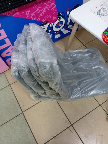 Стул на металлокаркасе Чилли К кирпичный / черный фото покупателя 508