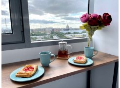 Барная стойка Дилан Лофт 120х60х90 бетон фото покупателя 47