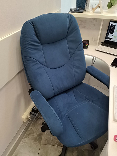 Компьютерное кресло Comfort lux серый фото покупателя 90