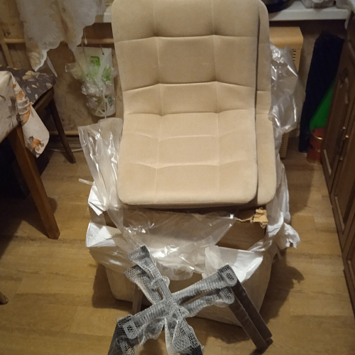 Стул на металлокаркасе Чилли черный / зеленый фото покупателя 1205