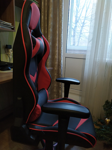 Компьютерное кресло Racer черное / бежевое фото покупателя 155