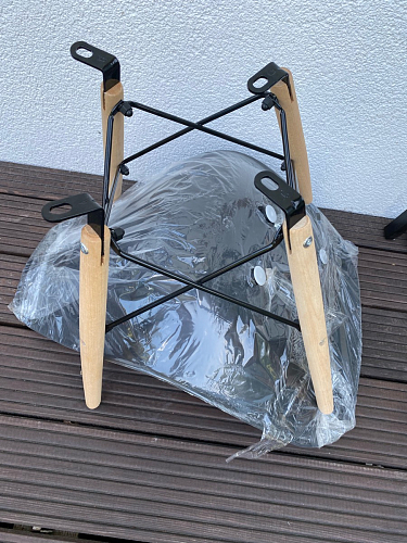 Стул Cindy Eames mod. 001 khaki / natural фото покупателя 385