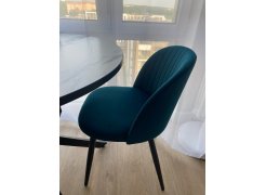 Стул на металлокаркасе Gabi blue / black фото покупателя 445