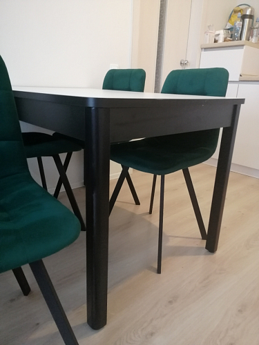 Стул на металлокаркасе Чилли горчичный / черный фото покупателя 1483