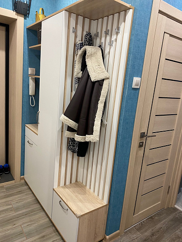 Готовая прихожая Пети дуб сонома / белый фото покупателя 88