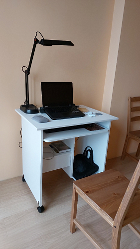 Стол компьютерный КСТ-10.1 бетон фото покупателя 11