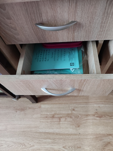 Стол-книжка Глория 606 М с ящиками дуб сонома фото покупателя 11