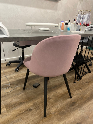 Стул на металлокаркасе Gabi gray / black фото покупателя 719