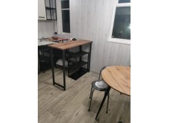 Барная стойка Дилан Лофт 120х40х90 бетон светлый фото покупателя 136