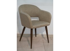 Кресло Oscar Diag grey / черный из шоурума 1