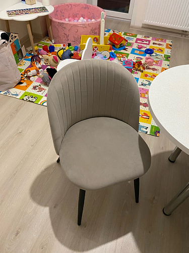 Стул на металлокаркасе Gabi latte / gold / black фото покупателя 660