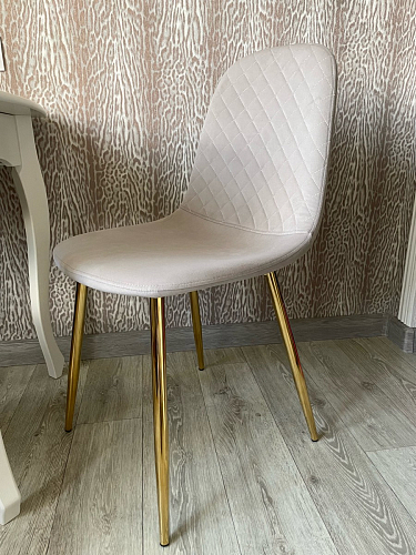 Стул на металлокаркасе Dabl 01 champagne / gold фото покупателя 96