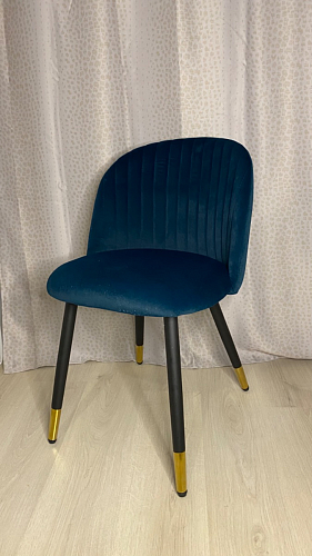 Стул на металлокаркасе Gabi 1 beige / black фото покупателя 885