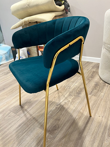 Стул на металлокаркасе Kamelia gold / gray фото покупателя 1