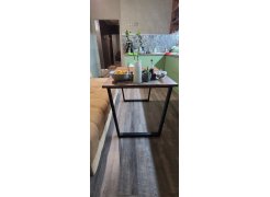 Стол Лота Лофт 140 25 мм юта / белый матовый фото покупателя 345