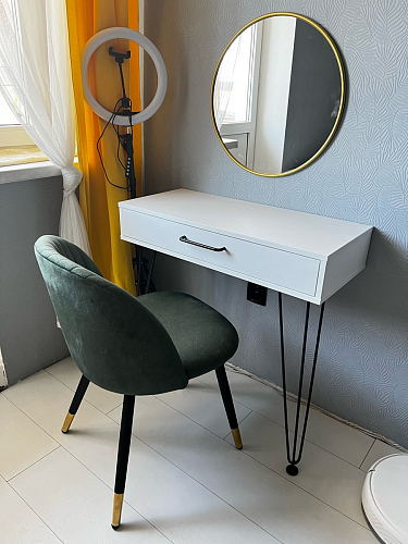 Стул на металлокаркасе Gabi gray / black фото покупателя 11