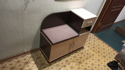 Обувница Аврора дуб млечный / венге фото покупателя 94