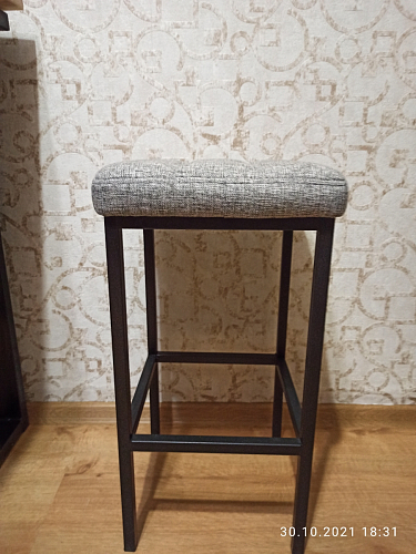 Барный стул Лофт катания минт / белый матовый фото покупателя 188