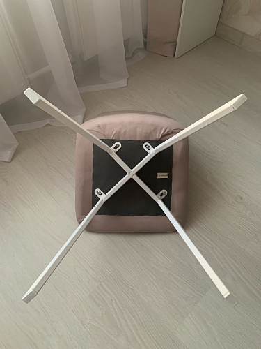 Стул на металлокаркасе Чилли синий / белый фото покупателя 1256