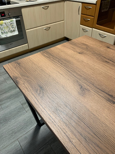 Деревянный стол Лота Лофт 140х80 белый матовый / бетон светлый фото покупателя 503