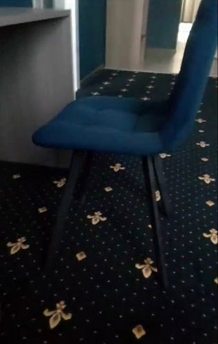 Стул на металлокаркасе Чилли К кирпичный / черный фото покупателя 139