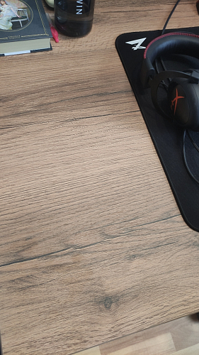 Стол Лота Лофт 140 25 мм черный матовый / бетон фото покупателя 195