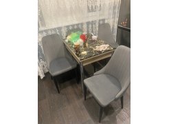 Стул на металлокаркасе Kora beige / black фото покупателя 399