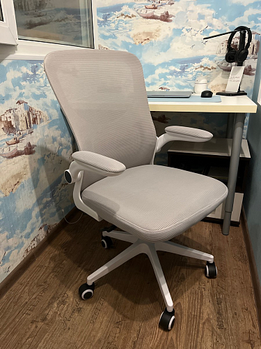 Компьютерное кресло Konfi dark gray / pink / white фото покупателя 48