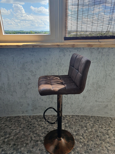 Барный стул Paskal beige / chrome фото покупателя 9