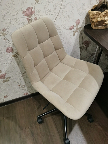 Компьютерное кресло Честер синий (velutto 46 ) / белый фото покупателя 21