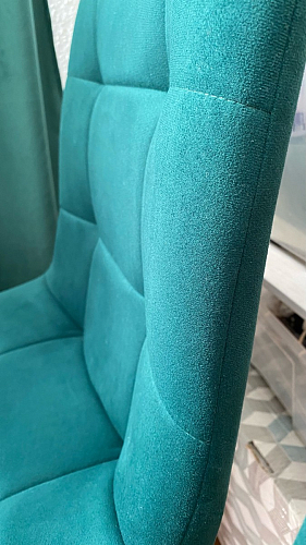 Стул на металлокаркасе Чилли К темно-серый (velutto 32) / черный фото покупателя 152