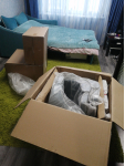 Стул на металлокаркасе Kora 1 light blue / white / black: отзыв о товаре
