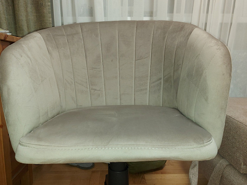 Компьютерное кресло Тибо confetti chocolate / белый фото покупателя 91