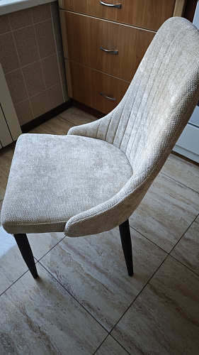 Стул на металлокаркасе Kora light blue / white фото покупателя 405