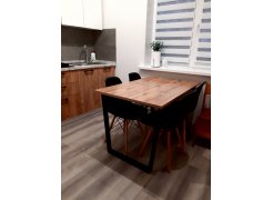 Стол Лота Лофт 140 25 мм черный матовый / бетон фото покупателя 393