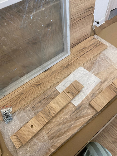 Письменный стол Леон Лофт бетон / черный матовый фото покупателя 117