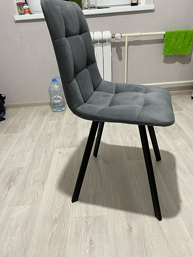 Стул на металлокаркасе Чилли зеленый / черный фото покупателя 956