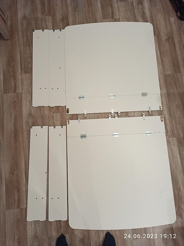 Стол обеденный раздвижной СтК7 дуб молочный фото покупателя 60