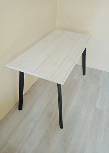 Стол Тринити Лофт 120 25 мм черный матовый / дуб делано темный фото покупателя 179