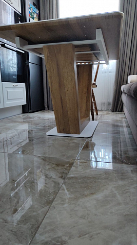 Стол Иматра 140 белый / дуб вотан фото покупателя 8