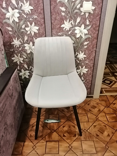 Комплект стульев Вейв 4 шт светло-серый / черный фото покупателя 145