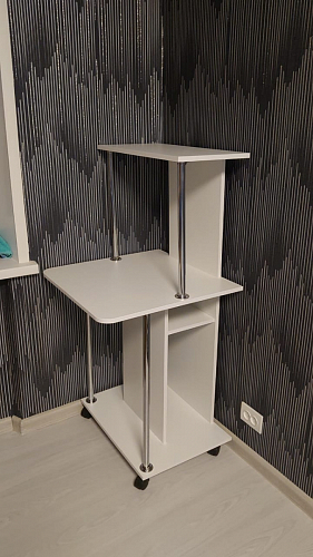 Компьютерный стол КСТ-12 белый  - Уцененный экземпляр фото покупателя 37