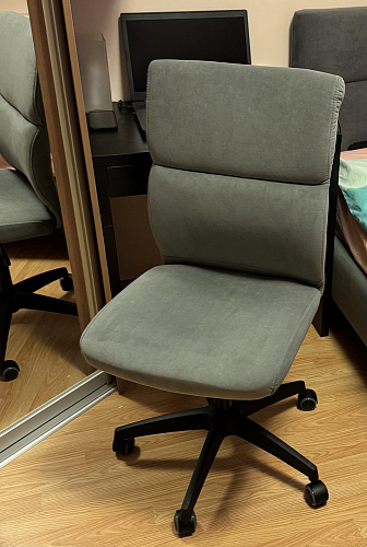 Компьютерное кресло Benefit/Бенефит флок бежевый 7 фото покупателя 35