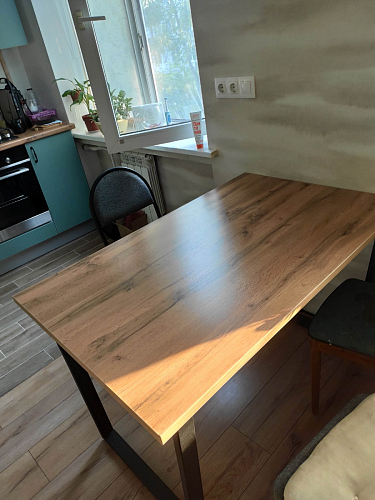 Стол Лота Лофт 120 25 мм сабия / белый матовый фото покупателя 332