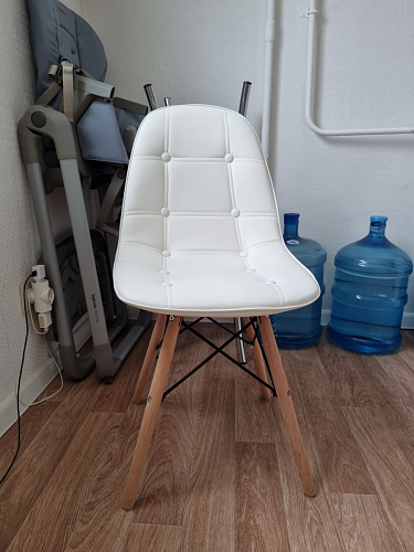 Деревянный стул Kvadro white фото покупателя 8