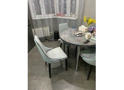 Стул на металлокаркасе Kora green / black фото покупателя 222