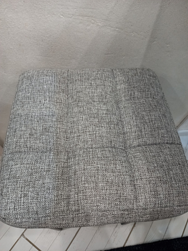 Барный стул Лофт ткань канди крем / черный матовый фото покупателя 119