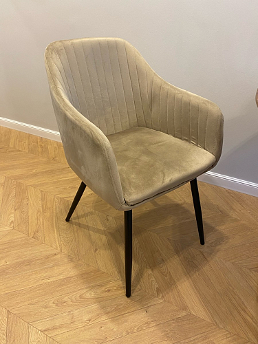 Стул на металлокаркасе Slam dark beige фото покупателя 61